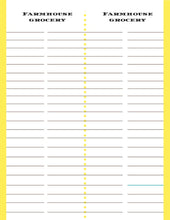 Load image into Gallery viewer, A printable Ultimate Prepper Guide with yellow lines on it, perfect for emergencies or as a prepper guide, available at Wondermom Shop.
