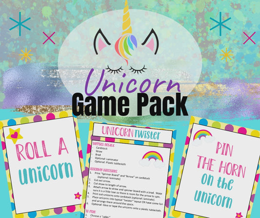 Unicorn Party Game Pack