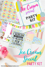 Load image into Gallery viewer, Ice Cream Social Party Kit
