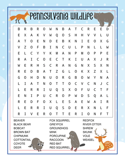 Pennsylvania Travel Guide and Activity Kit for Kids