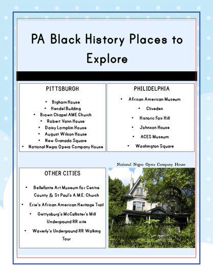 Pennsylvania Travel Guide and Activity Kit for Kids