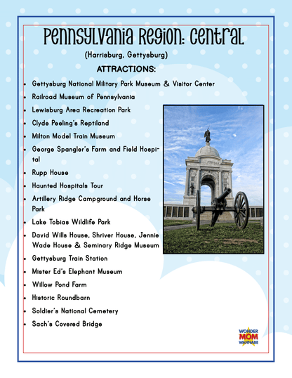 Pennsylvania Travel Guide and Activity Kit for Kids